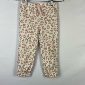 Grayson Mini Cheetah Print Sweatpants Girls 3T